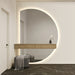 Alora Curved 1200 x 1700 Touchless LED Mirror - Three Light Temperatures - Image 4