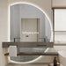 Alora Curved 1200 x 1700 Touchless LED Mirror - Three Light Temperatures - Image 5