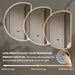Alora Curved 1200 x 1700 Touchless LED Mirror - Three Light Temperatures - Image 6