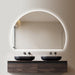 Alora Curved 750 x 1100 Touchless LED Mirror - Three Light Temperatures - Image 2