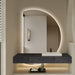 Alora Curved 750 x 1100 Touchless LED Mirror - Three Light Temperatures - Image 3