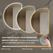 Alora Curved 750 x 1100 Touchless LED Mirror - Three Light Temperatures - Image 5