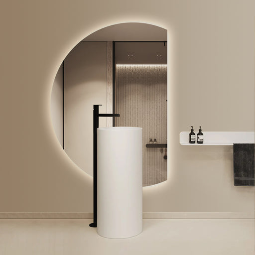 Alora Curved 850 x 1200 Touchless LED Mirror - Three Light Temperatures