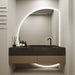 Alora Curved 850 x 1200 Touchless LED Mirror - Three Light Temperatures - Image 3