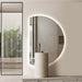 Alora Curved 900 x 1300 Touchless LED Mirror - Three Light Temperatures