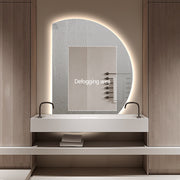 Alora Curved 900 x 1300 Touchless LED Mirror - Three Light Temperatures - Image 5