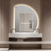 Alora Curved 900 x 1300 Touchless LED Mirror - Three Light Temperatures - Image 5