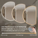 Alora Curved 900 x 1300 Touchless LED Mirror - Three Light Temperatures - Image 6