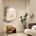 Alora Curved 1050 x 1500 Polished Edge Mirror - Image 3