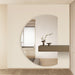 Alora Curved 1200 x 1700 Polished Edge Mirror