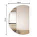 Alora Curved 1200 x 1700 Polished Edge Mirror - Image 4