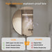 Alora Curved 700 x 1000 Polished Edge Mirror - Image 3