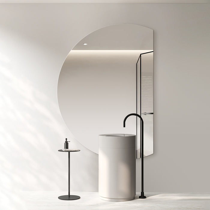 Alora Curved 850 x 1200 Polished Edge Mirror