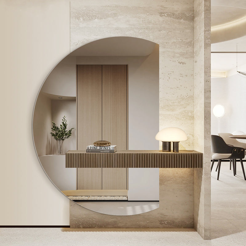 Alora Curved 850 x 1200 Polished Edge Mirror - Image 2
