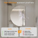 Alora Curved 850 x 1200 Polished Edge Mirror - Image 3