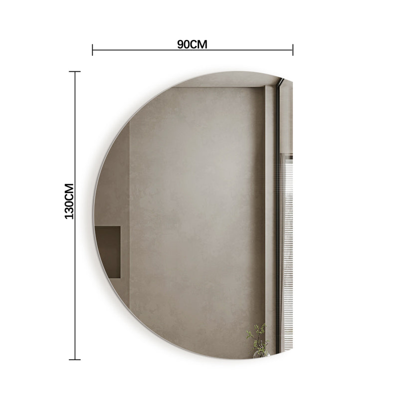 Alora Curved 900 x 1300 Polished Edge Mirror - Image 4