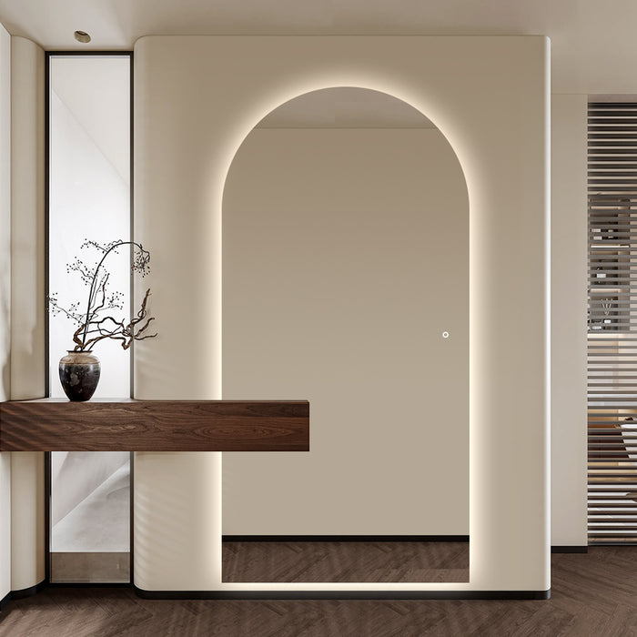 Arched 1000 x 2000 LED Mirror - Three Light Temperatures - Image 2