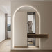 Arched 1200 x 2000 LED Mirror - Three Light Temperatures
