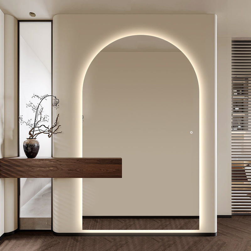 Arched 1200 x 2000 LED Mirror - Three Light Temperatures - Image 3