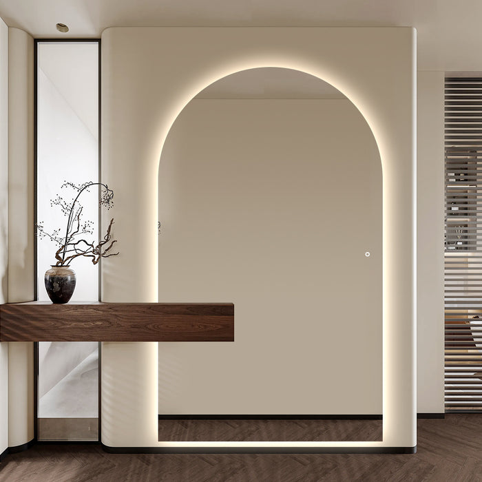 Arched 1200 x 2000 LED Mirror - Three Light Temperatures - Image 3