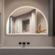 Arched Touchless 1200 x 800 LED Mirror - Three Light Temperatures - Acqua Bathrooms