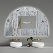 Indulge | Arched Touchless 1200 x 800 LED Mirror - Three Light Temperatures - Acqua Bathrooms