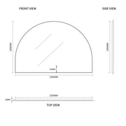 Indulge | Arched Touchless 1500 x 1000 LED Mirror - Three Light Temperatures - Acqua Bathrooms