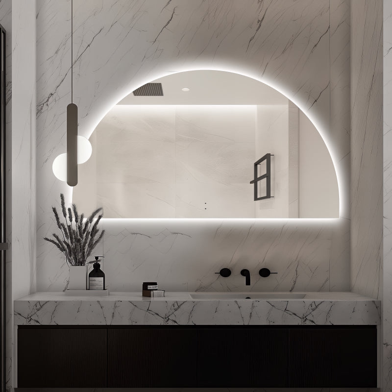 Arched Touchless 1800 x 1000 LED Mirror - Three Light Temperatures - Acqua Bathrooms