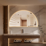 Arched Touchless 1800 x 1000 LED Mirror - Three Light Temperatures - Acqua Bathrooms
