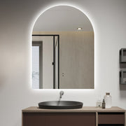 Indulge | Arched Touchless 750 x 1000 LED Mirror - Three Light Temperatures - Acqua Bathrooms