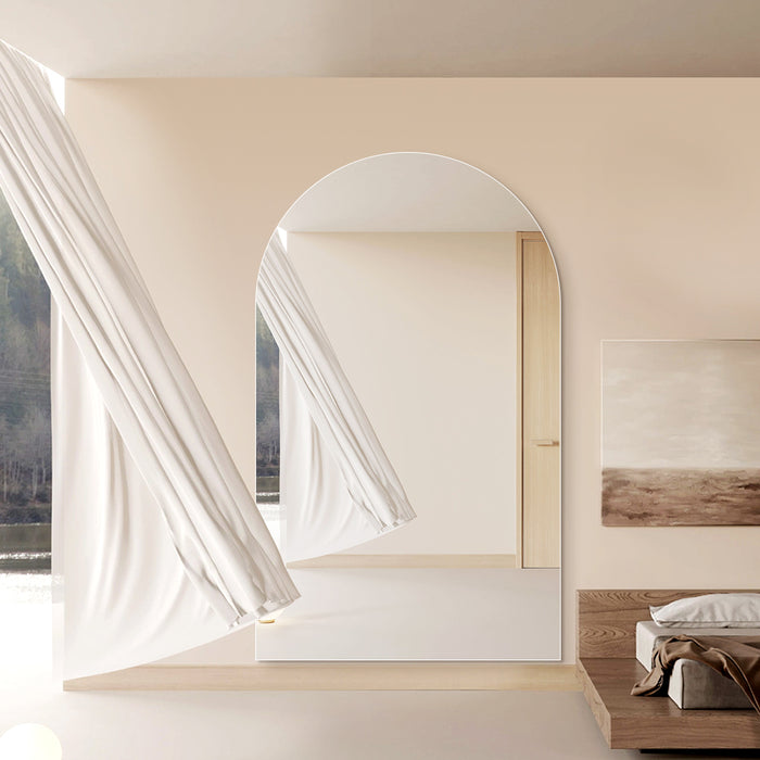 Arched 1200 x 2000 Polished Edge Mirror