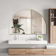 Arched 1200 x 800 Polished Edge Mirror - Acqua Bathrooms