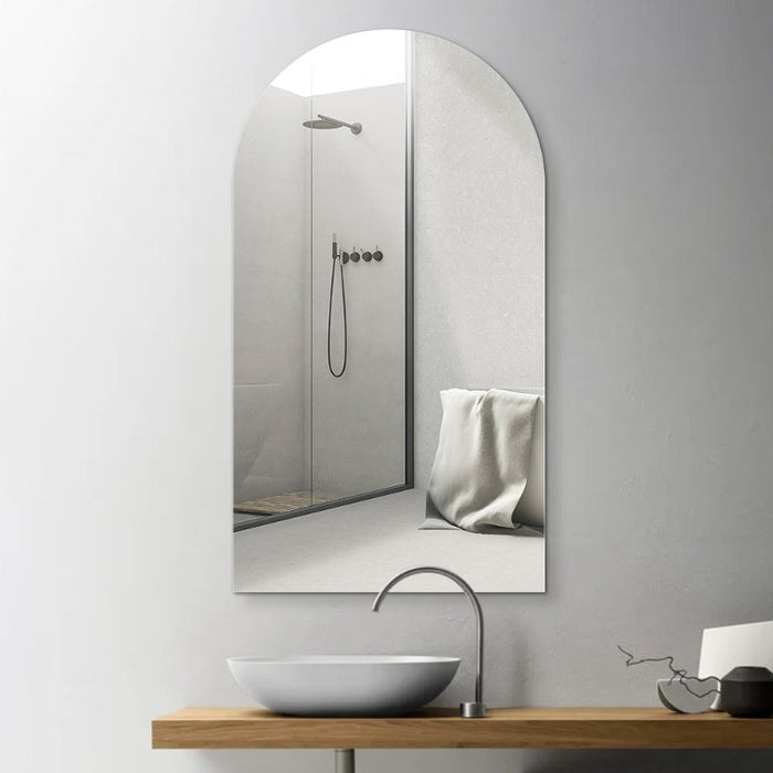 Indulge | Arched 500 x 900 Polished Edge Mirror - Acqua Bathrooms