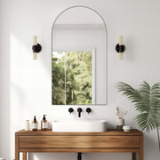 Arched 500 x 900 Polished Edge Mirror - Acqua Bathrooms