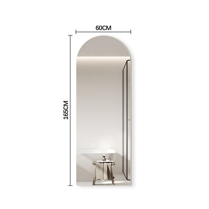 Arched 600 x 1650 Polished Edge Mirror - Image 4