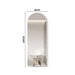 Arched 600 x 1650 Polished Edge Mirror - Image 4