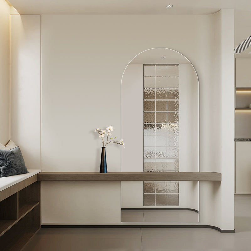 Arched 800 x 1800 Polished Edge Mirror - Image 2