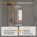 Arched 800 x 1800 Polished Edge Mirror - Image 3