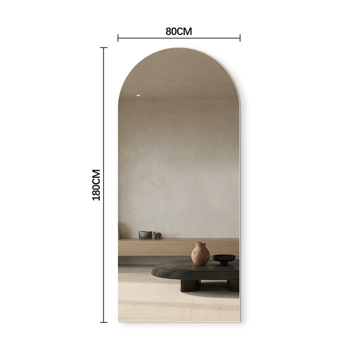 Arched 800 x 1800 Polished Edge Mirror - Image 4