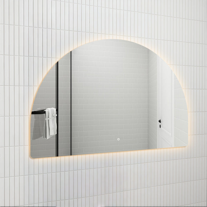 Arched 1200 x 800 LED Mirror - Three Light Temperatures