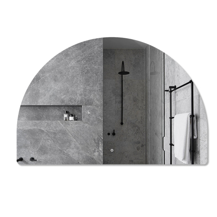 Arched 1500 x 1000 LED Mirror - Three Light Temperatures
