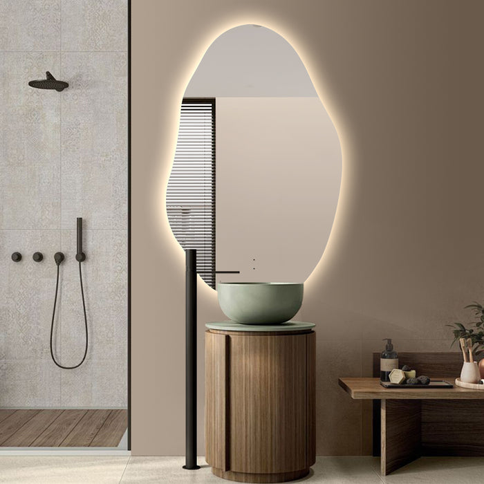 Aurelle 700 x 1100 Touchless LED Mirror - Three Light Temperatures - Image 2