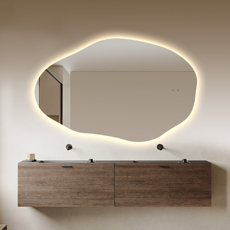 Aurelle 700 x 1100 Touchless LED Mirror - Three Light Temperatures - Image 3