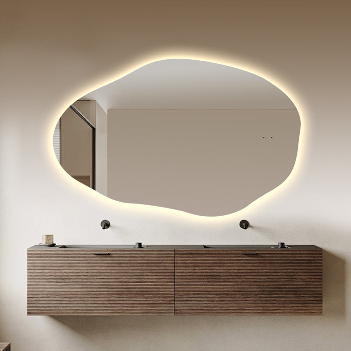 Aurelle 700 x 1100 Touchless LED Mirror - Three Light Temperatures - Image 3
