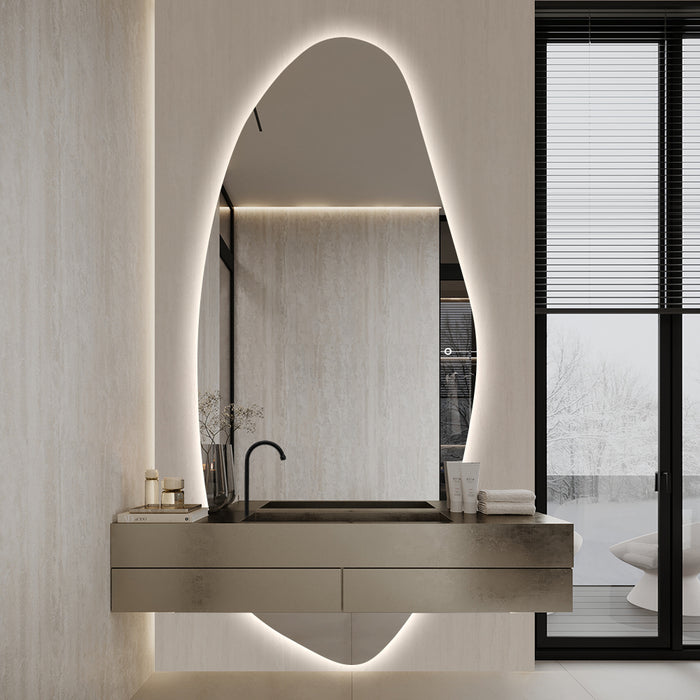 Avello 800 x 1800 LED Mirror - Three Light Temperatures
