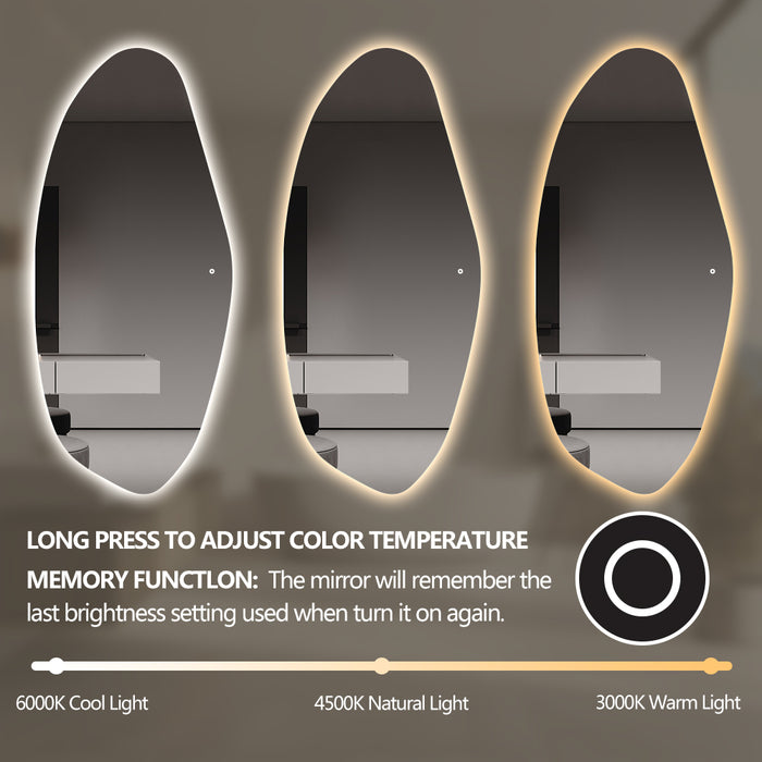 Avello 800 x 1800 LED Mirror - Three Light Temperatures - Image 5