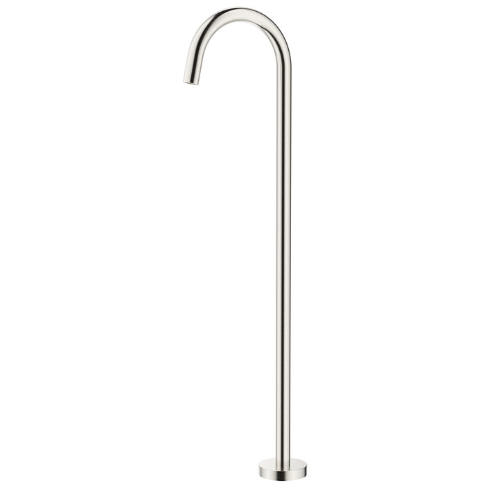 Mica Brushed Nickel Freestanding Bath Spout