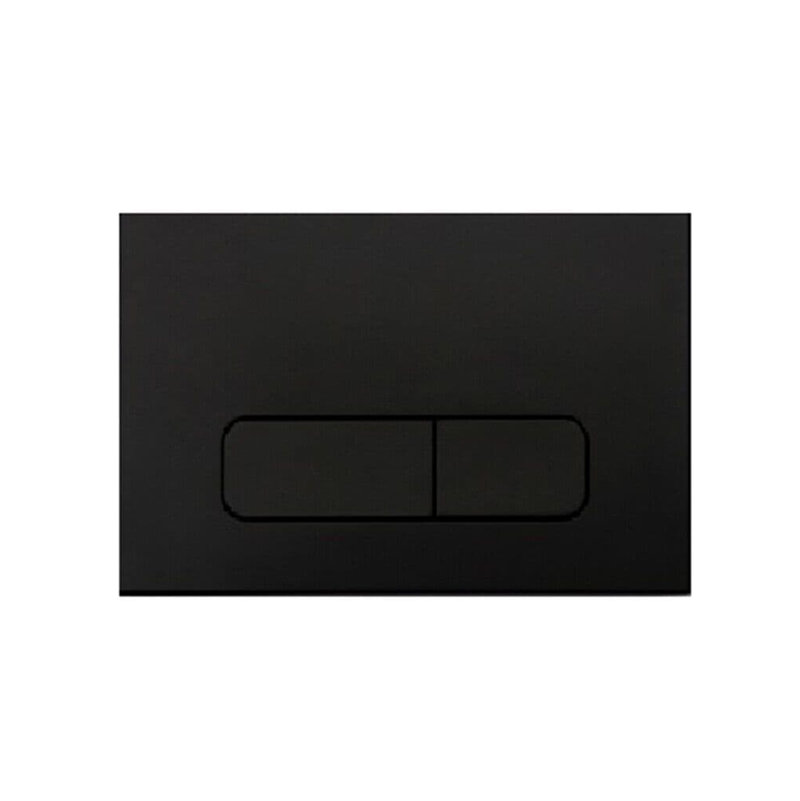 Geberit Compatible Soft Square Matte Black Button - Acqua Bathrooms