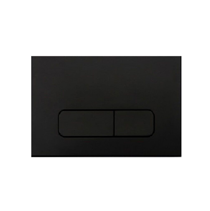 Geberit Compatible Soft Square Matte Black Button - Acqua Bathrooms