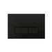 Geberit Compatible Soft Square Matte Black Button - Acqua Bathrooms